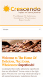 Mobile Screenshot of crescendo-organics.com